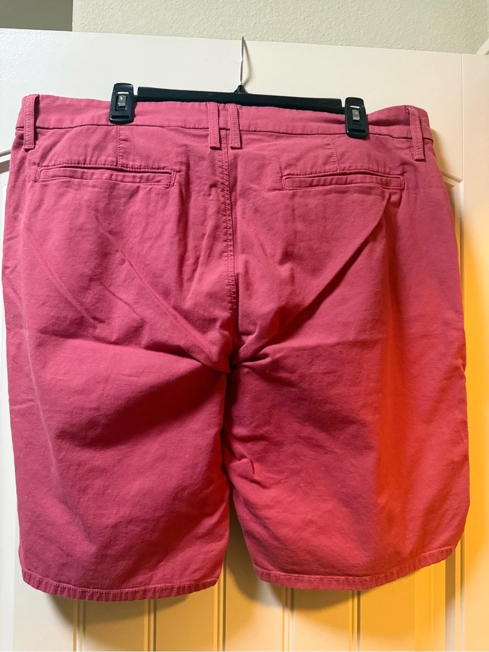 Daniel Cremieux Men's Coral-Red Flat Front Shorts